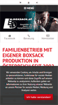 Mobile Screenshot of boxsack.at